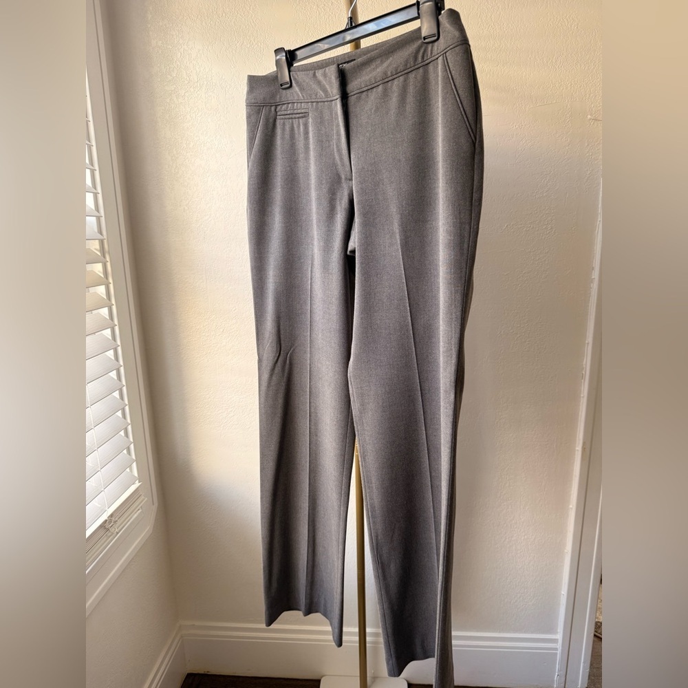 APT. 9 Women’s Gray Dress Pants Size 10L Long Straight Leg Career Work Pants